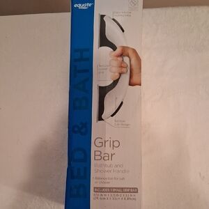 Equate White Grip Bar for Bathtub and Shower